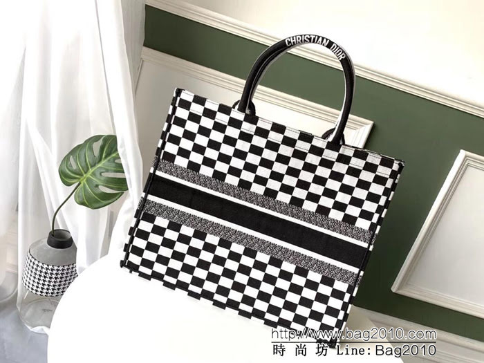 DIOR迪奧 Di0r Book Tote 經典款 復古風購物袋 休閒時尚  zdo1336